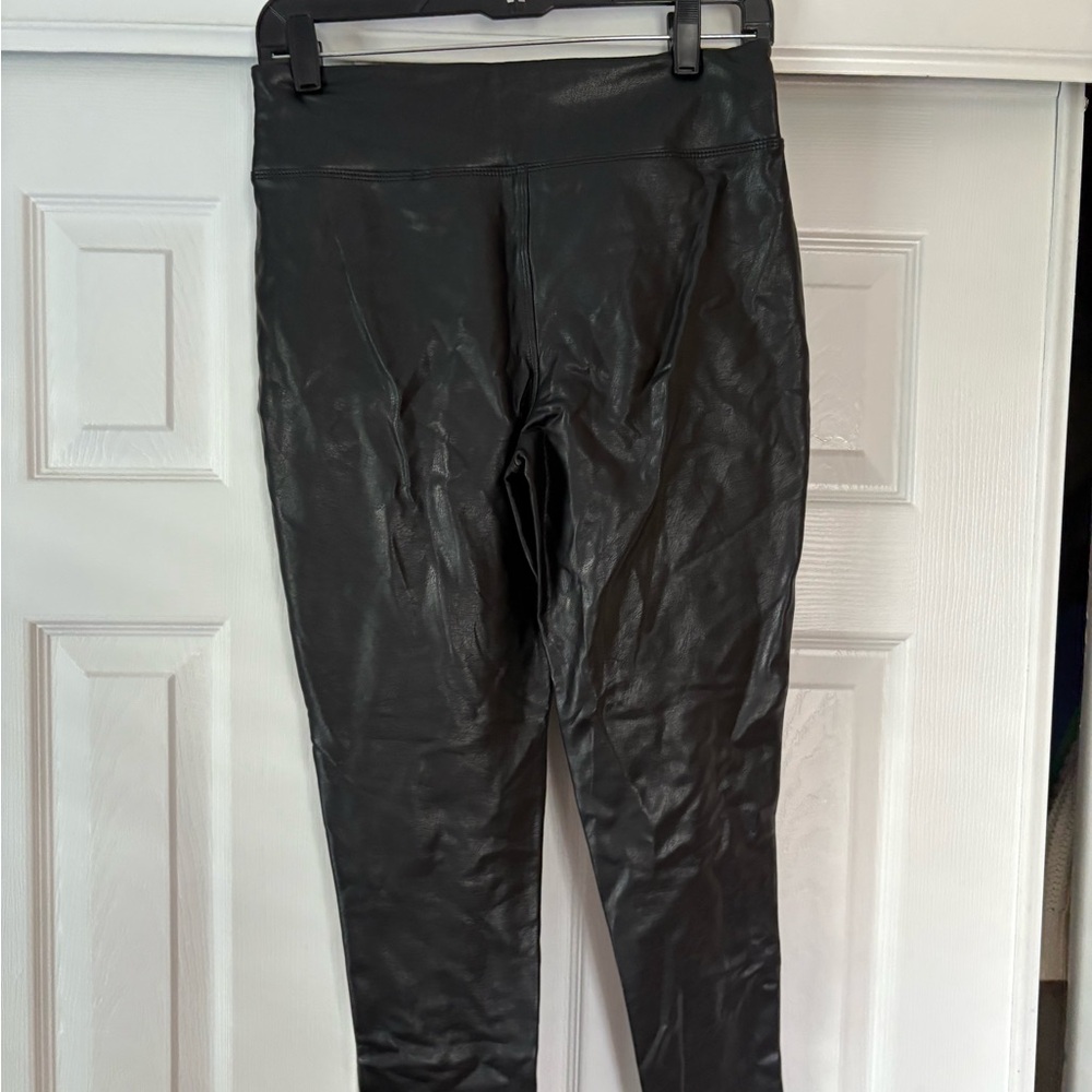 Giani Bernini Black leather Leggings
